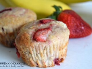 Strawberry Banana Muffins