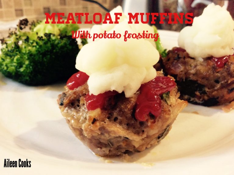 Meatloaf Muffins with Potato Frosting Recipe
