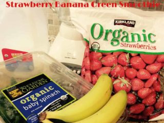 Strawberry Banana Green Smoothie