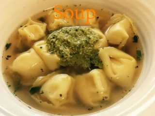 Pesto Tortellini Soup