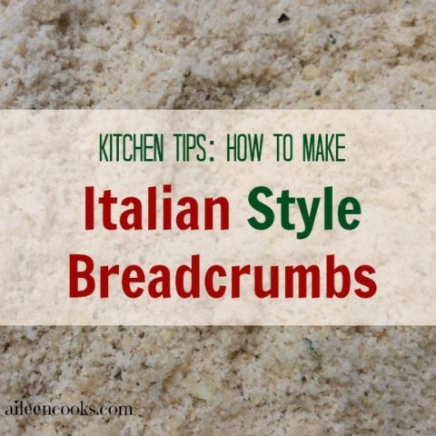 How to Make Italian Style Breadcrumbs