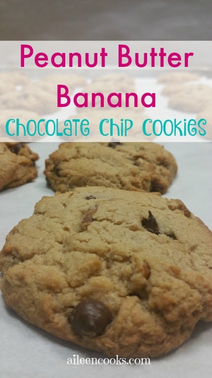 PeanutButter Banana Chocolate Chip Cookie