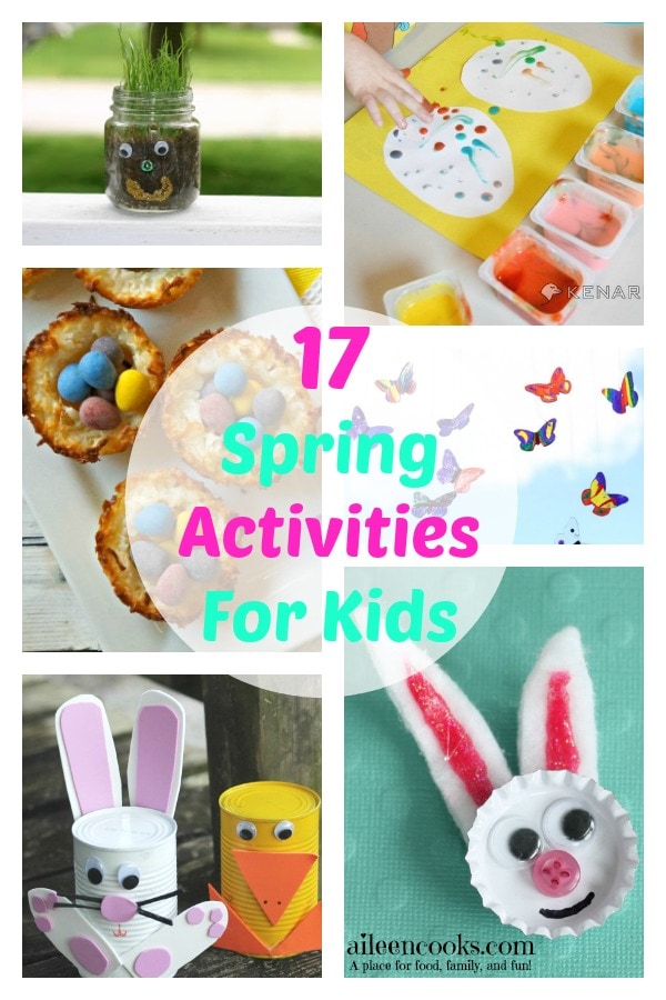 17 Spring Activities for Kids | aileencooks.com