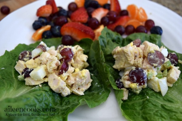 Chicken Salad Lettuce Wraps