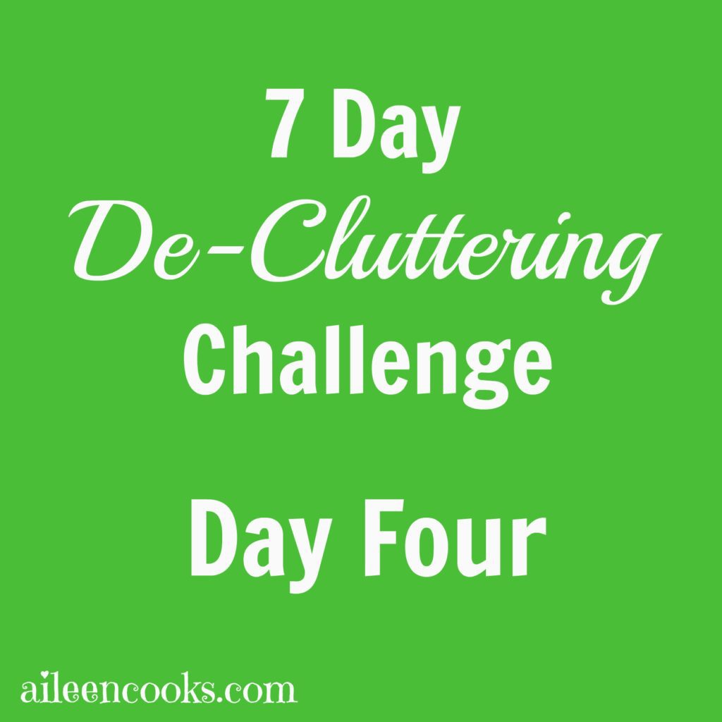 7 Day De-Cluttering Challenge Day Four - Nursery Closet