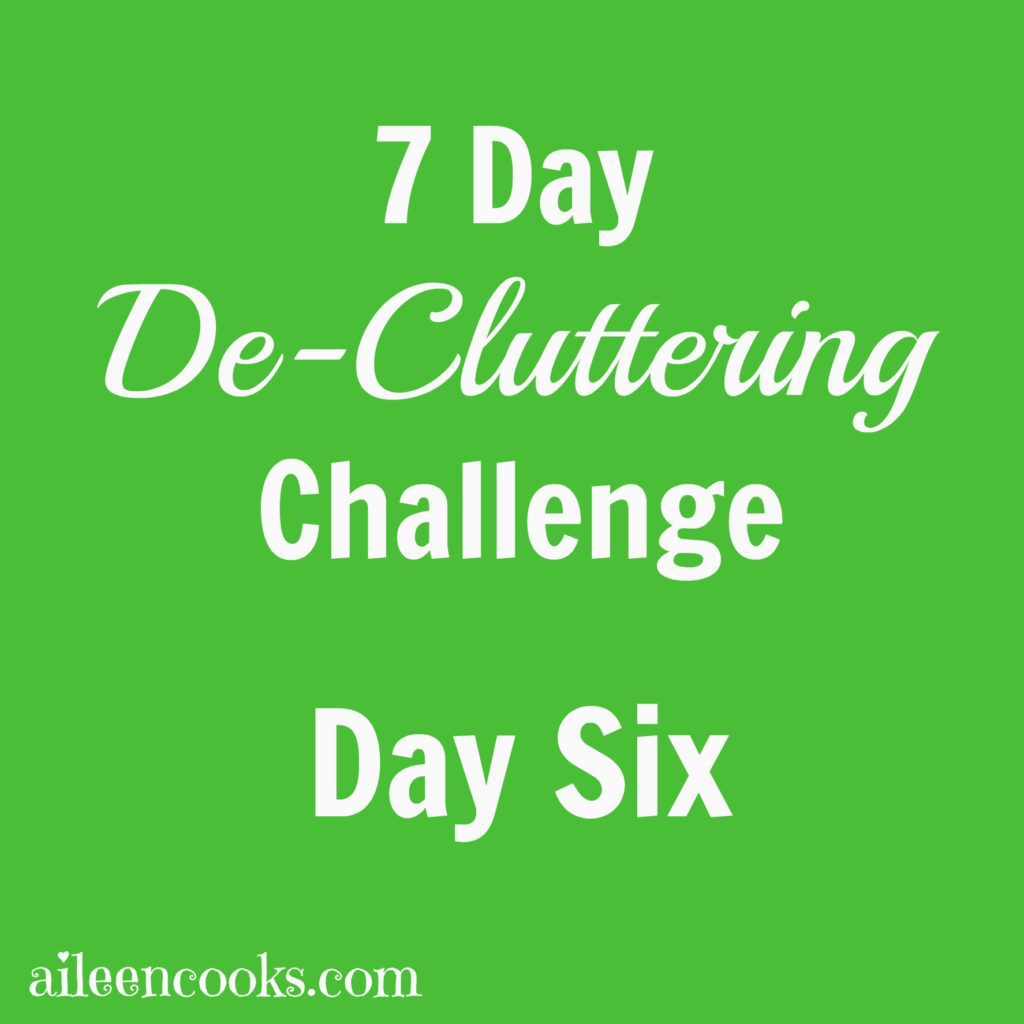 7 Day De-Cluttering Challenge Day Six, Today I tackled the pantry!