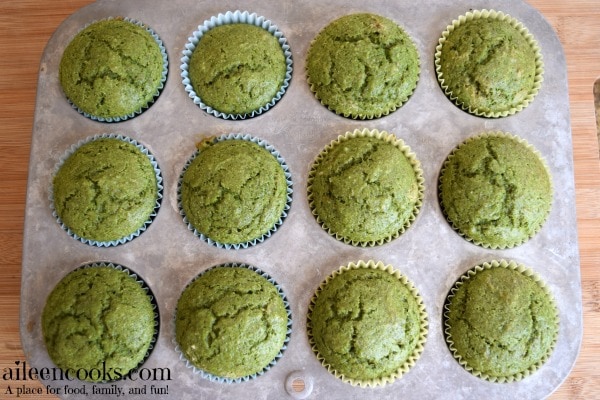 Kid Friendly Spinach Muffins Recipes from aileencooks.com. My kids love these!