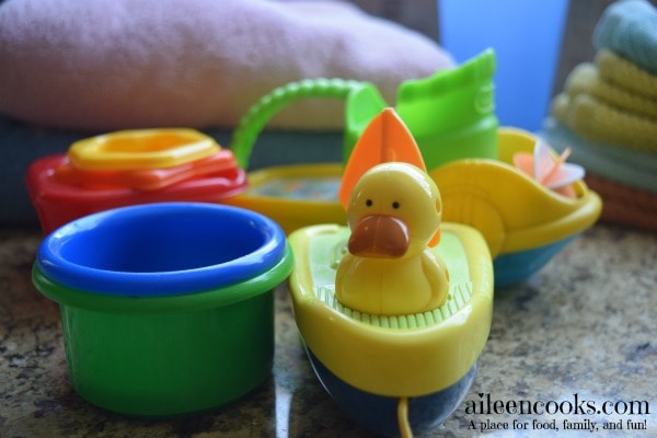 Bath Time  Essentials for Babies and Toddlers. https://aileencooks.com #ad