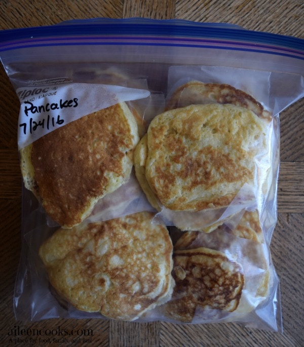 6 Weeks to Fill Your Freezer Week 2. Pancakes and taco stuffed shells + how to freeze pancakes