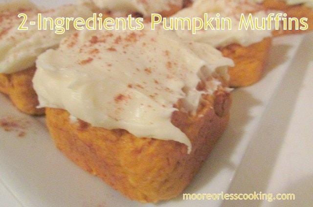 2-ingredient-pumpkin-muffins