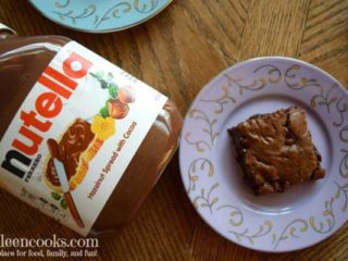 Fudgy Nutella Brownies