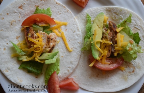These simple and delicious real food grilled chicken tacos are the perfect recipe for your next taco night. Recipe from aileencooks.com.