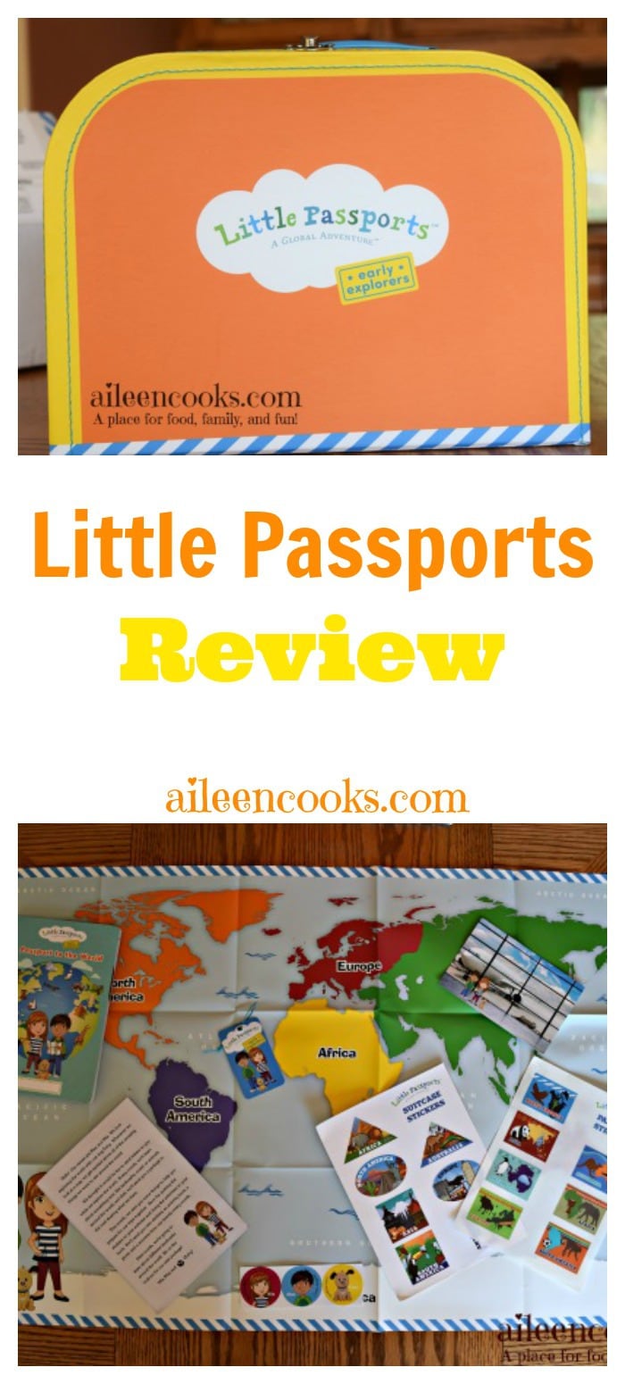 Little Passports Review. My honest review of the early explorers subscription box. Review from aileencooks.com.