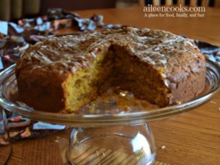 Pumpkin Streusel Coffee Cake