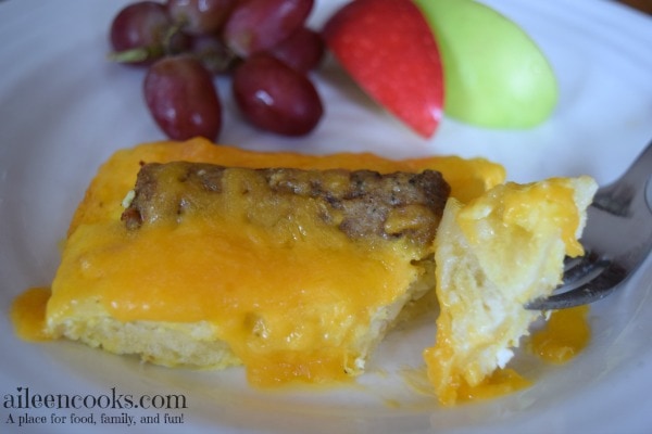 Breakfast Casserole with Crescent Rolls