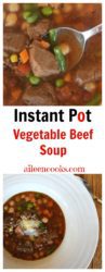 Pressure Cooker Vegetable Beef Stew is a healthy instant pot recipe made with tender beef and vegetables. Recipe from aileencooks.com. Pressure Cooker recipes. Instant Pot Vegetable Beef Soup. Instant Pot Recipes.
