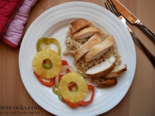 Baked Teriyaki Chicken and Pineapple