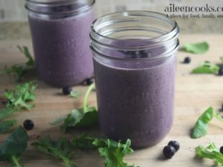 Protein Packed Blueberry Kale Smoothie