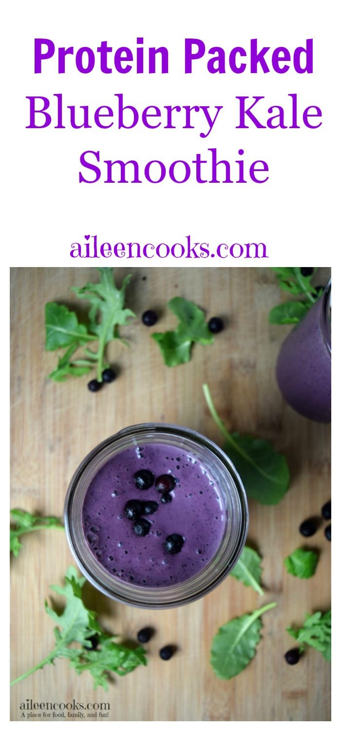 Healthy Kale & Frozen Berry Smoothie Recipe