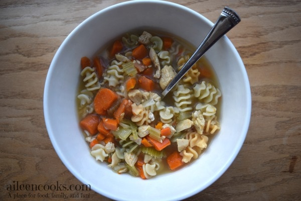 Make Easy Chicken Noodle Soup - Written Reality