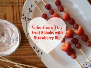 Fruit Kebobs with Strawberry Dip