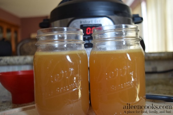 Delicious Chicken Stock in your Instant Pot - JennCaffeinated