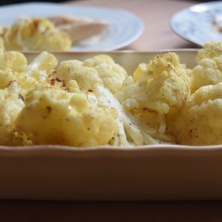 Make this kid friendly vegetable dish tonight! Recipe for Spiced Roasted Cauliflower from aileencooks.com.