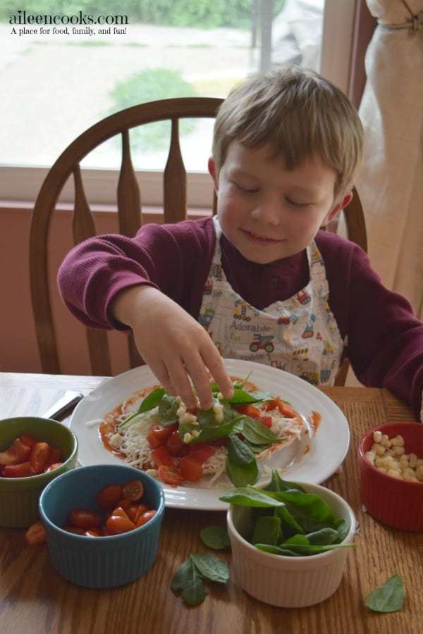 Cooking With Kids: Colorful Pita Pizzas