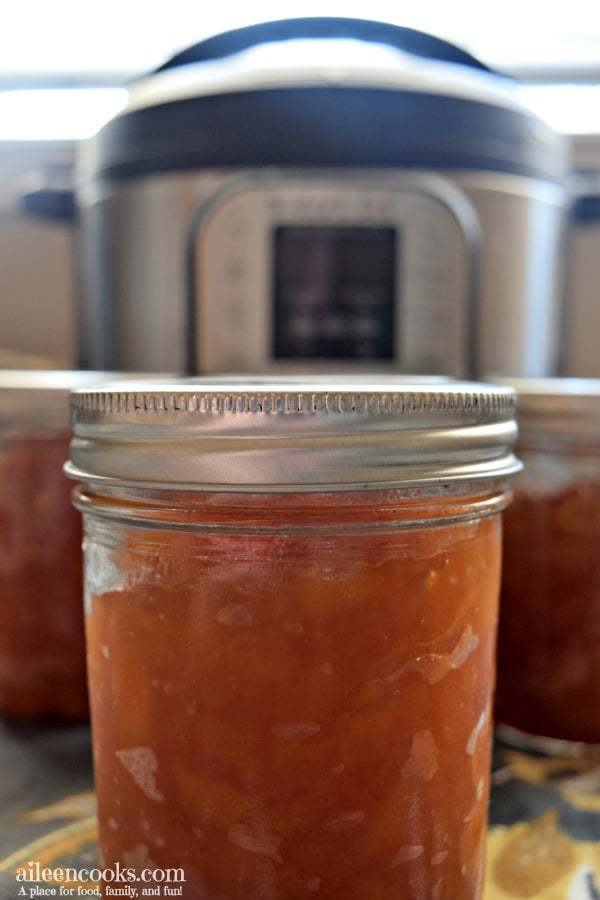 Make this peach jam in your instant pot and enjoy homemade jam from fresh peaches for months!