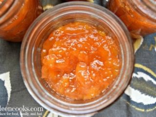 Instant Pot Peach Jam (Freezer Jam)