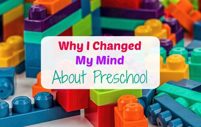 Why I changed my mind about preschool via aileencooks.com