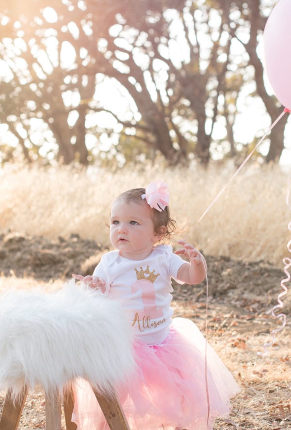 1 year old photoshoot outfit girl