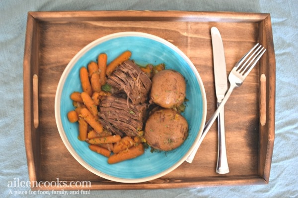 Make Sunday dinner in less time with this recipe for instant pot pot roast. 