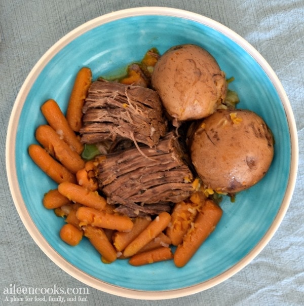 Instant Pot Pot Roast with Potatoes & Carrots - Creme De La Crumb