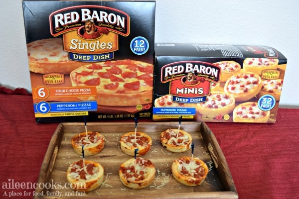 Gameday Pizza Bites - Fun football shaped appetizers for the big game!