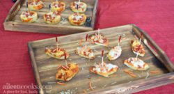 Gameday Pizza Bites - Fun football shaped appetizers for the big game!