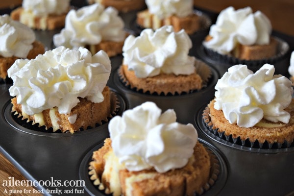 Easy 2 ingredient pumpkin roll cupcakes. The perfect pumpkin recipe for the non baker!