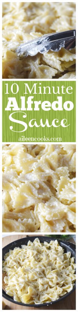 10 minute alfredo sauce. With just a few simple ingredients, you will have restaurant quality alfredo sauce ready in just 10 minutes. Get your favorite pasta or pizza ready!