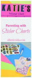 Parenting your child with positive reinforcement using sticker charts.
