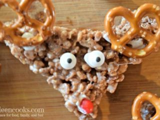 Rice Krispie Treat Reindeer