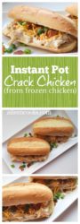 This recipe is called "crack chicken" because it's hard not to eat it all in one sitting! You can serve it on crackers, rolls, or over salad. Yum!