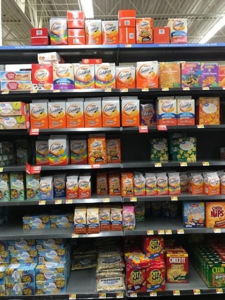 shelf life of goldfish crackers