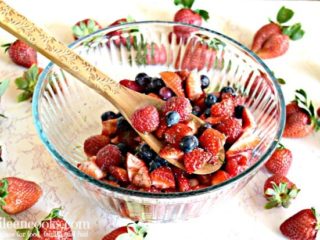 Triple Berry Fruit Salad with Poppy Seed Dressing