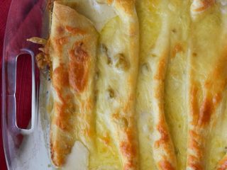 Sour Cream Chicken Enchiladas