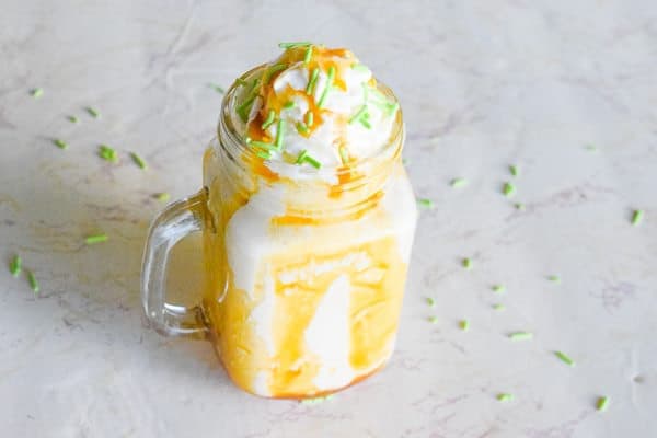 You Need This Caramel Apple Milkshake in Your Life