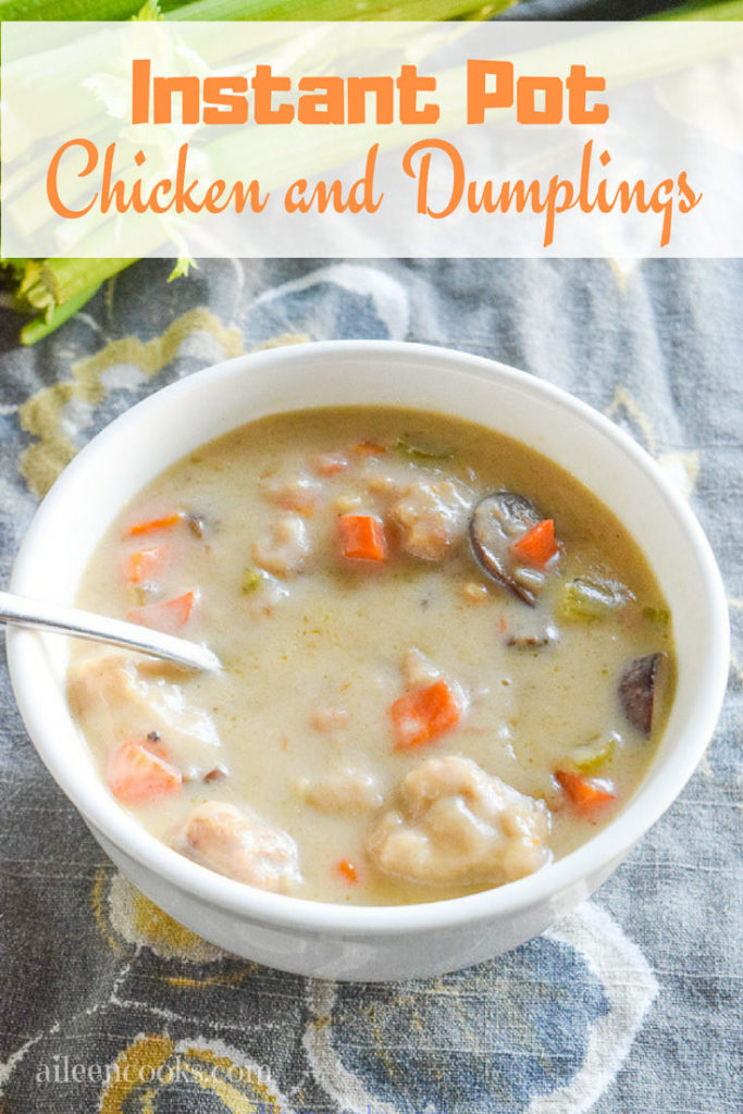 Instant Pot Chicken and Dumplings - Aileen Cooks