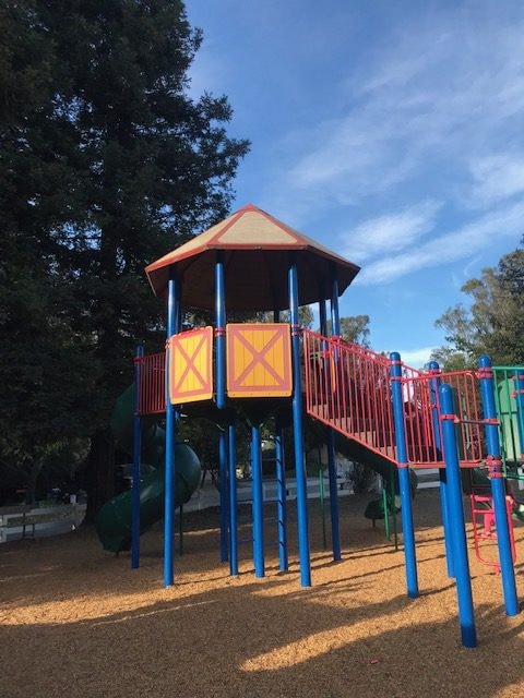 The playground at Petaluma KOA.