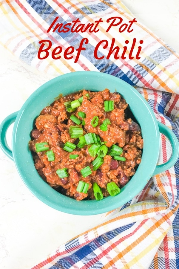 Beef chili in online instant pot