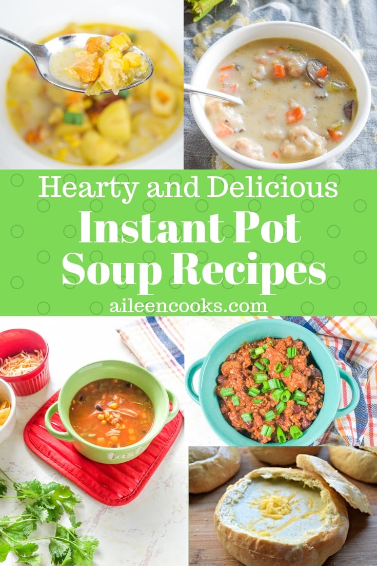 All of the best instant pot soup recipes one picture!