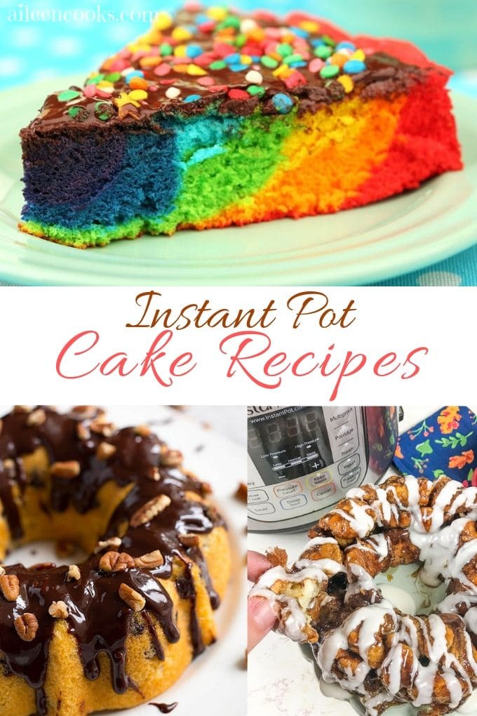 Instant Pot Rainbow Bundt Cake - Recipes From A Pantry